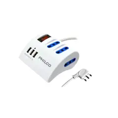 PHILCO - Alargador Extensión Escritorio Usb Blanco - SC