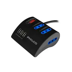 PHILCO - Alargador Extensión Escritorio Usb Negro - SC