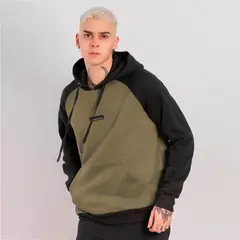 GANGSTER - Polerón Hoddie Fleece Everyday Verde