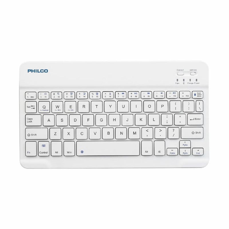 PHILCO - Mini Teclado Bluetooth Philco 7 Pulgadas