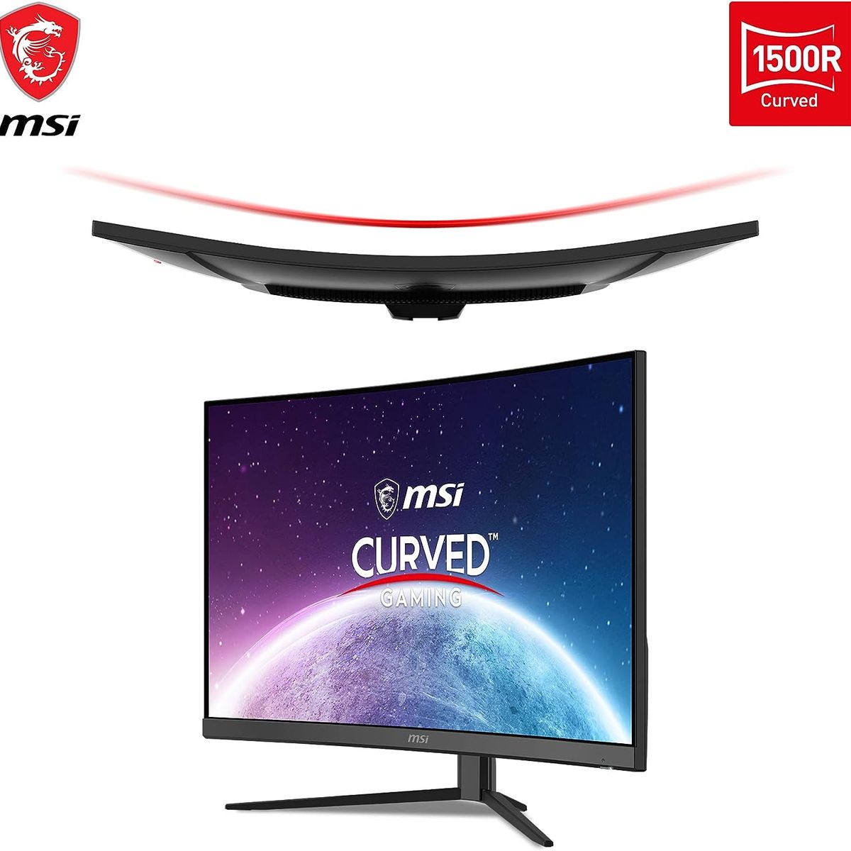 MSI - Monitor Gamer MSI G27C4X 27 Curvo FHD 1ms 250Hz DP+HDMI MSI