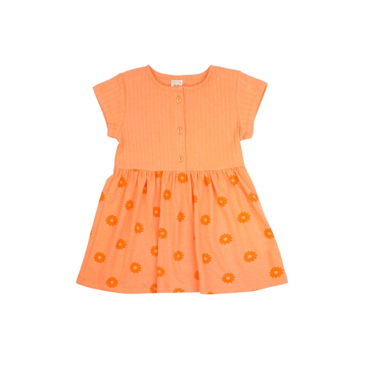 FICCUS - Vestido Bebé Niña Oasis Naranjo