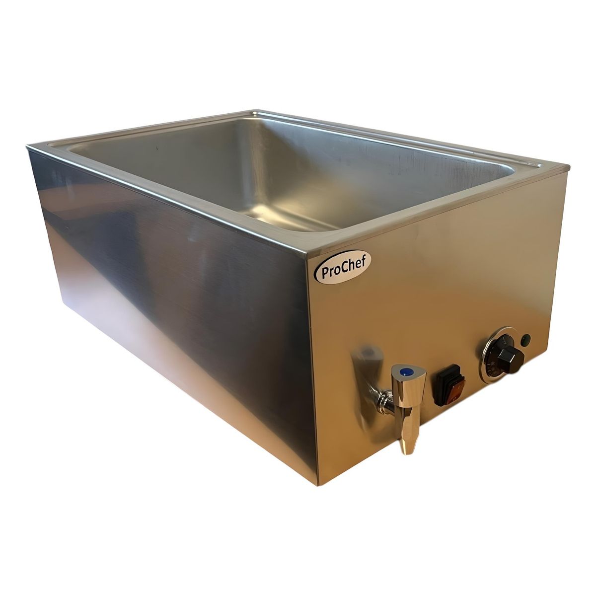 PROCHEF - Baño Maria Electrico 20 Lt Con Despiche GN 1/1