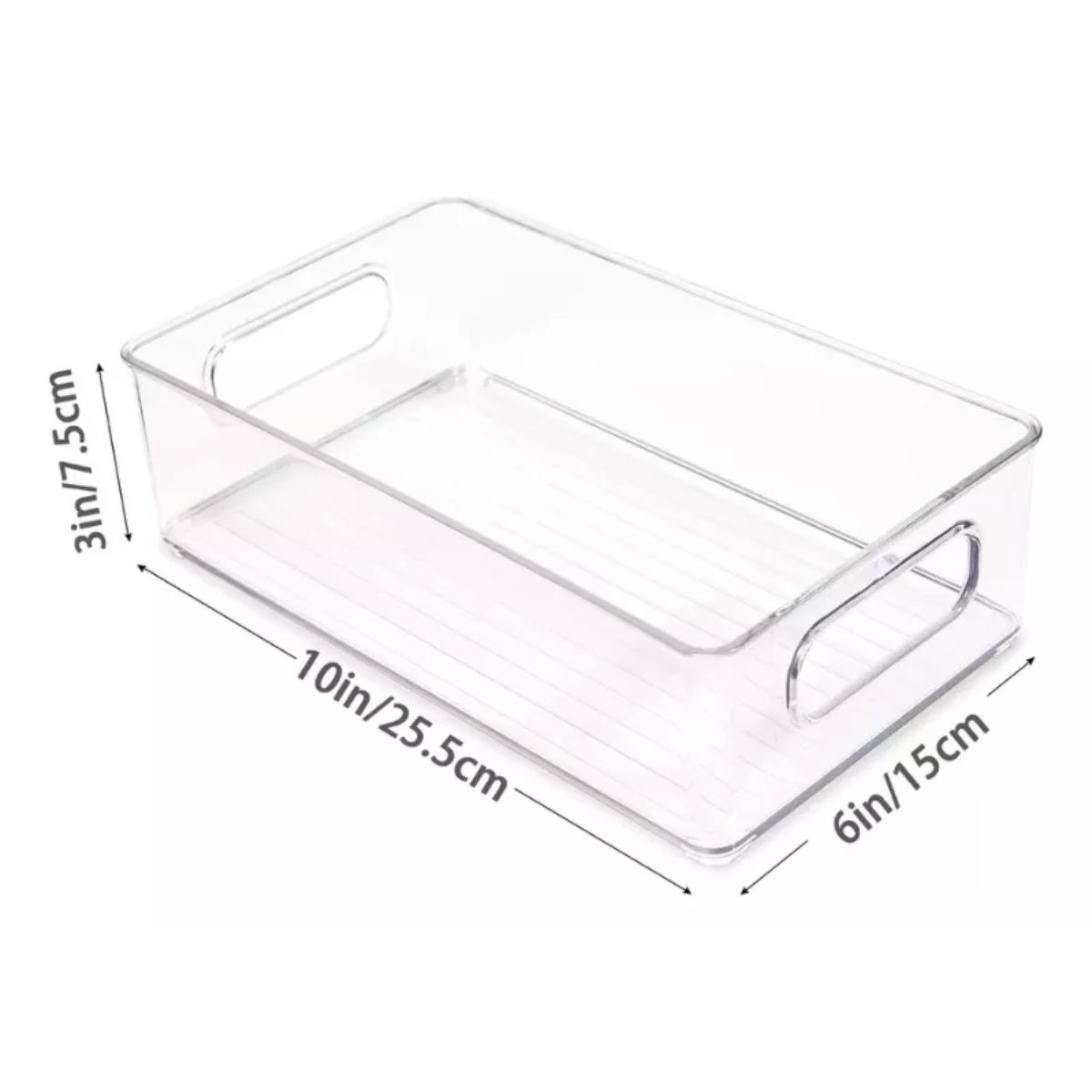 GENERICO - Set 6 Cajas Organizadoras De Refrigerador Cocina