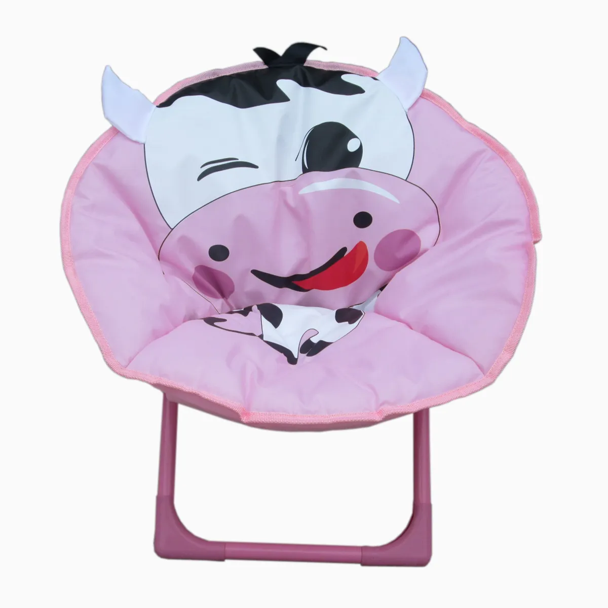 BABYLUNA - Silla Plegable Camping Animales Para Niños Vaquita