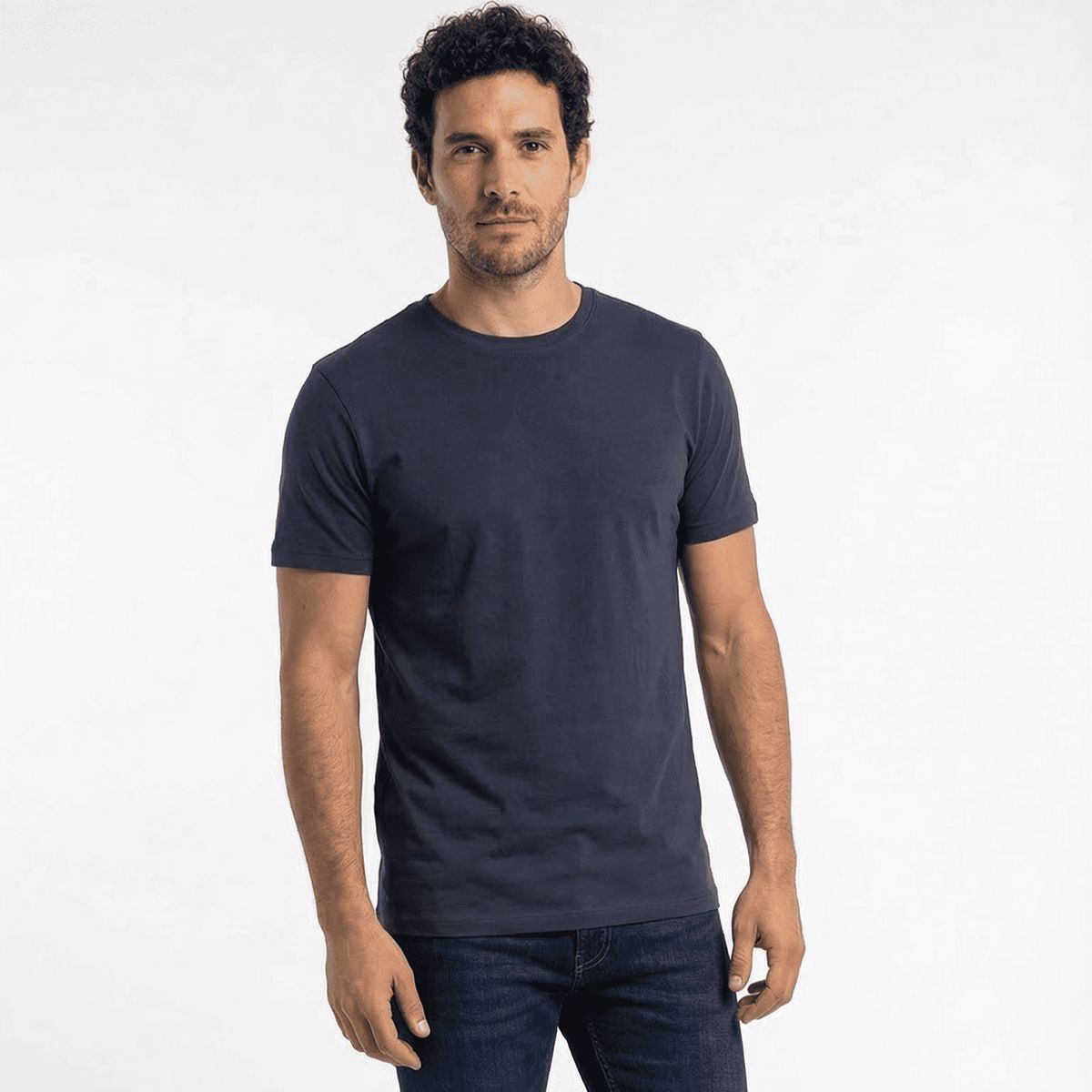 T-WORLD - Polera 100 % algodón manga corta básica 170 Grs. ideal para estampar