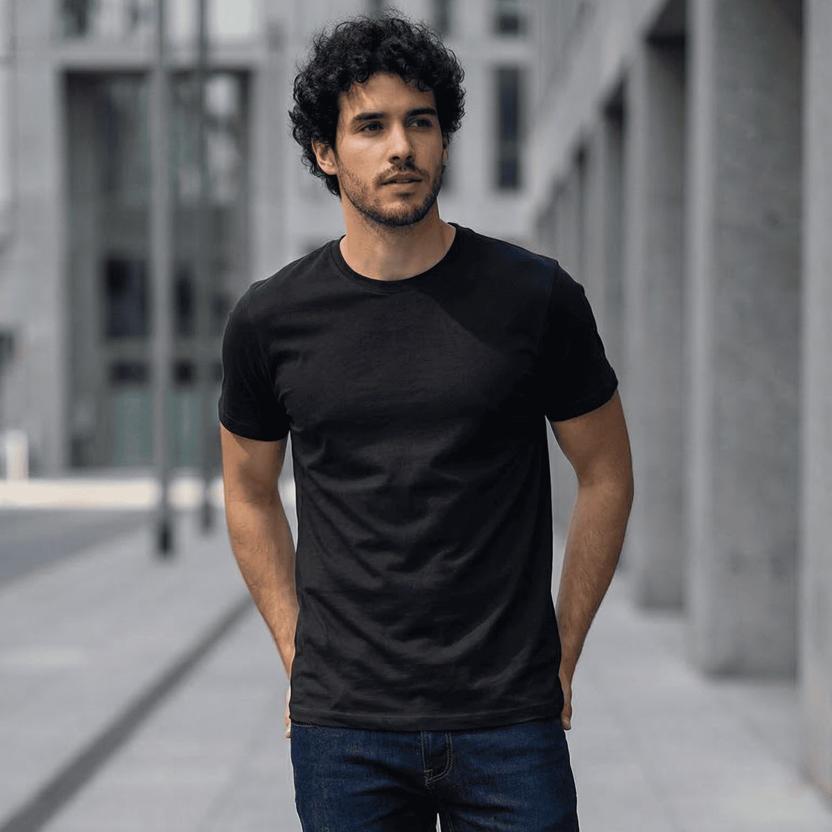 T-WORLD - Polera 100 % algodón manga corta básica 170 Grs. ideal para estampar