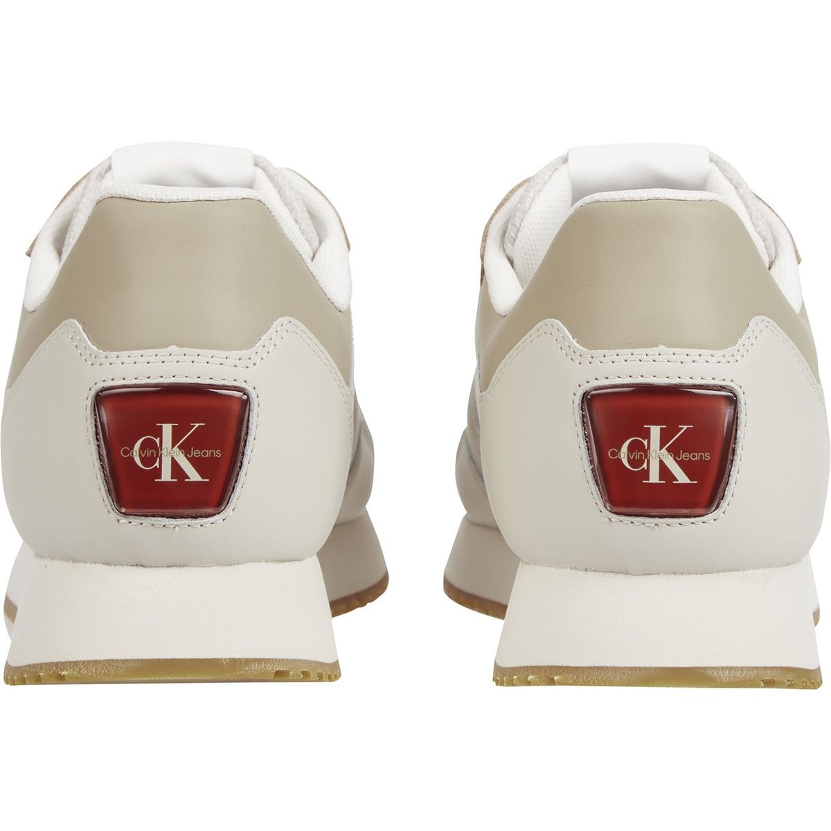 CALVIN KLEIN - Zapatilla Retro Runner Fluo Contrast Blanco Calvin Klein