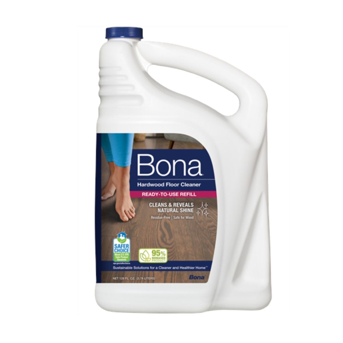 BONA - Recarga Limpiador de Pisos de Madera Vitrificados Bona 3.78 Lts BONA
