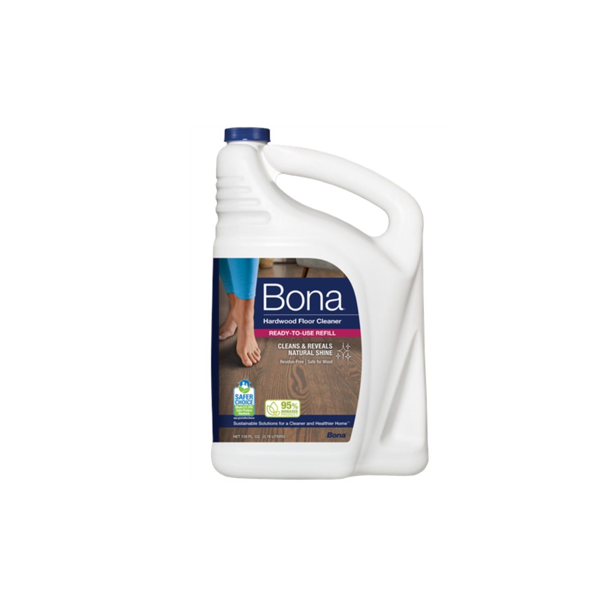 BONA - Recarga Limpiador de Pisos de Madera Vitrificados Bona 3.78 Lts BONA