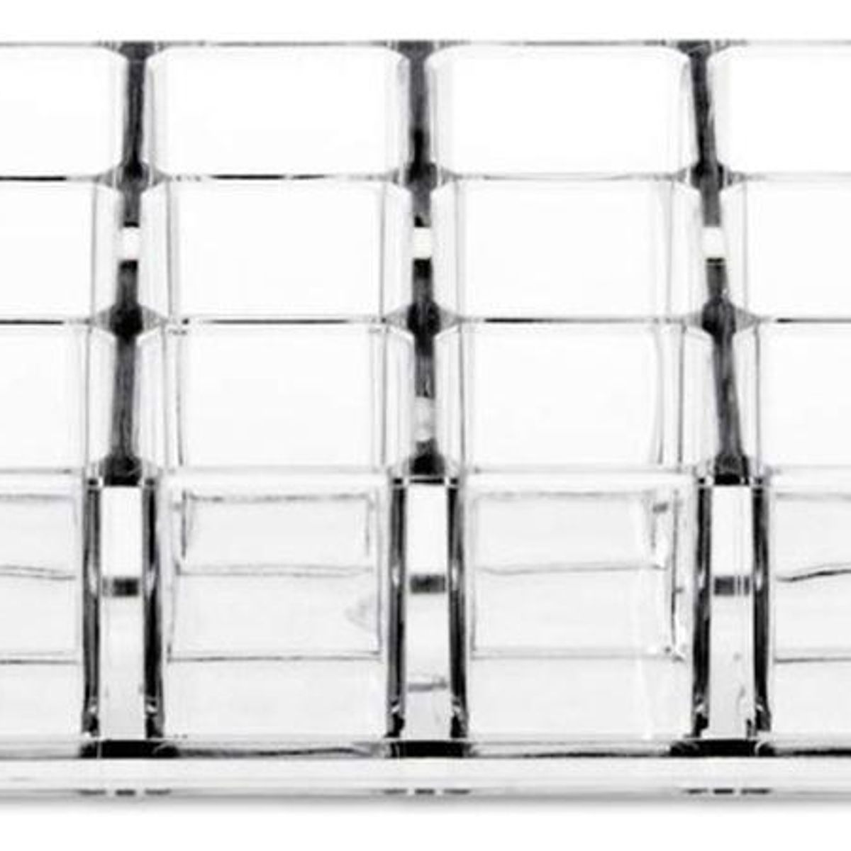 IMPORTCLICK - Organizador Cosmetiquero Multifuncional Labiales 8 Espacios Acrílico 22.5x9x5 CM