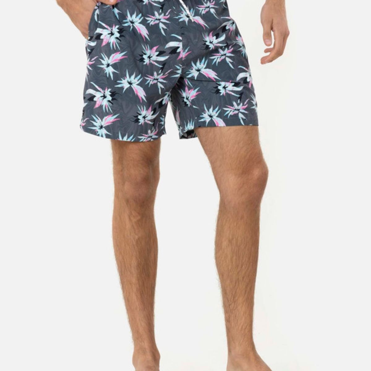 MAUI AND SONS - Traje de Baño Hawaiian Dark Elastic Waist Multicolor Hombre Maui and sons