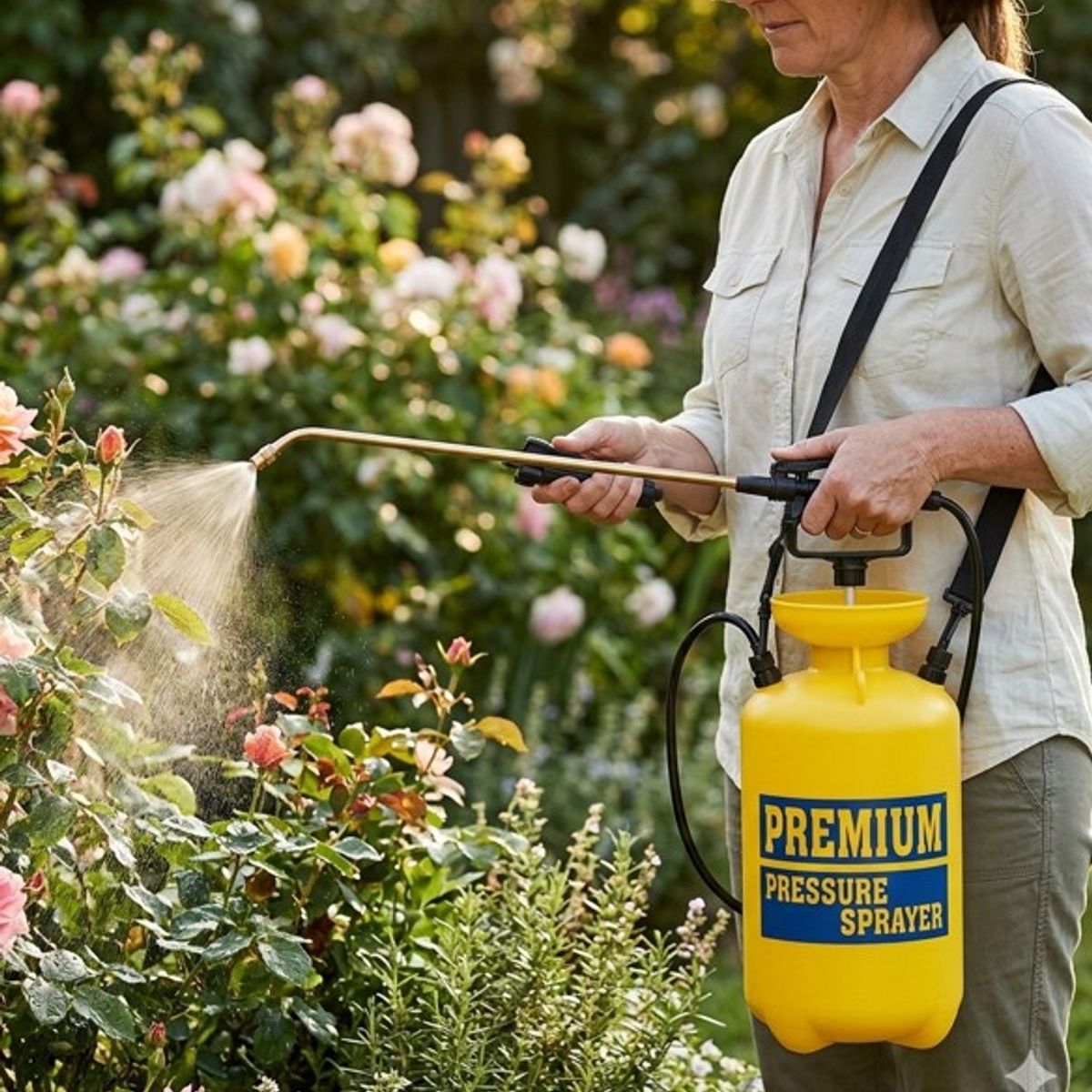 GREEN SEASON - Pulverizador de Mano Para Jardines 7,5 Litros Green Season