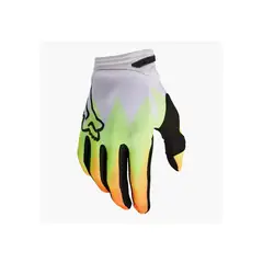 FOX - Guantes Moto 180 Statk Blanco/Amarillo