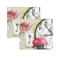 SOHOGAR - Pack 4 Paquetes De Servilletas Diseño Rosa
