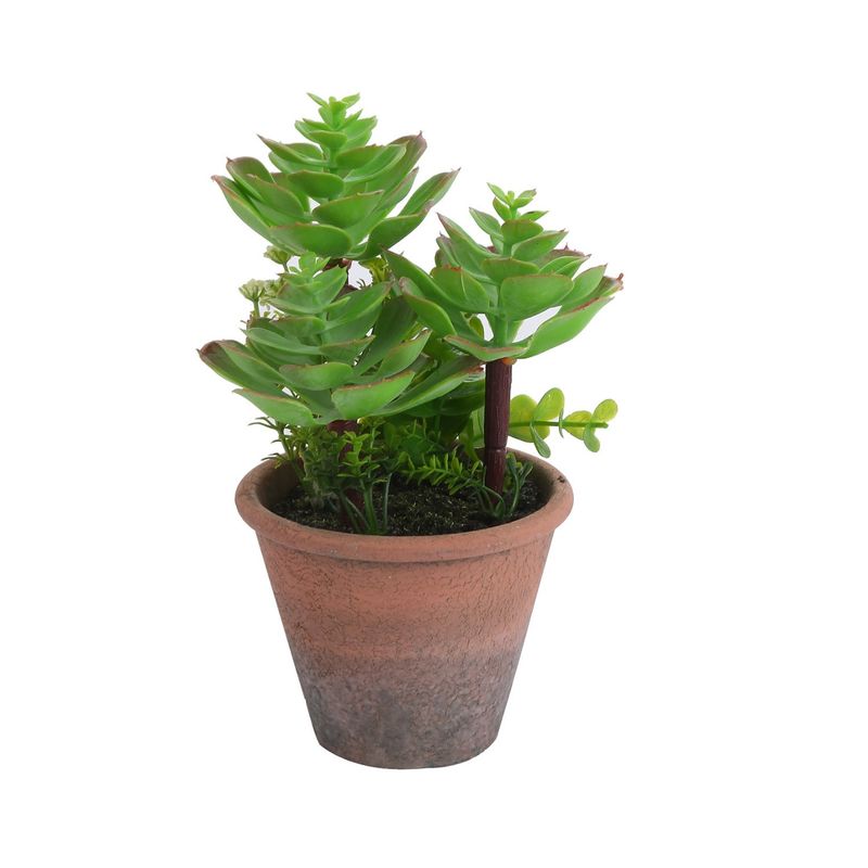 SOHOGAR - Planta Artificial Suculenta 20 cm