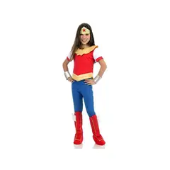 GENERICO - Disfraz Mujer Maravilla Super Héroe Niña - S