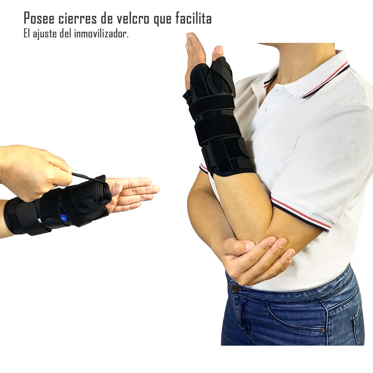 ONEDER - Ortesis Muñequera Con Dedo Pulgar Talla M Izquierda Calidad Premium