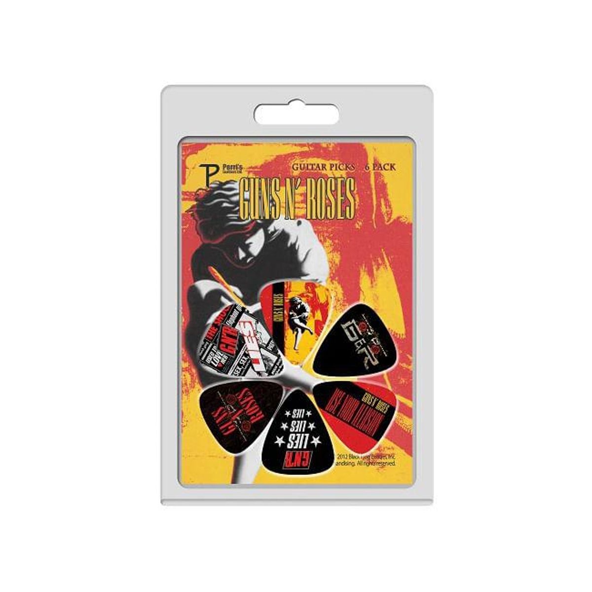 GENERICO - LP-GNR1 PACK UÑETAS 6 GUNS AND ROSES PERRI'S LEATHERS