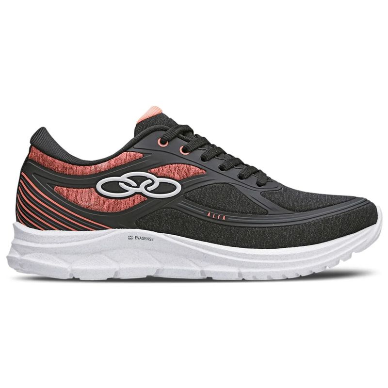 OLYMPIKUS - Zapatilla Mujer Alfa Negro Olympikus
