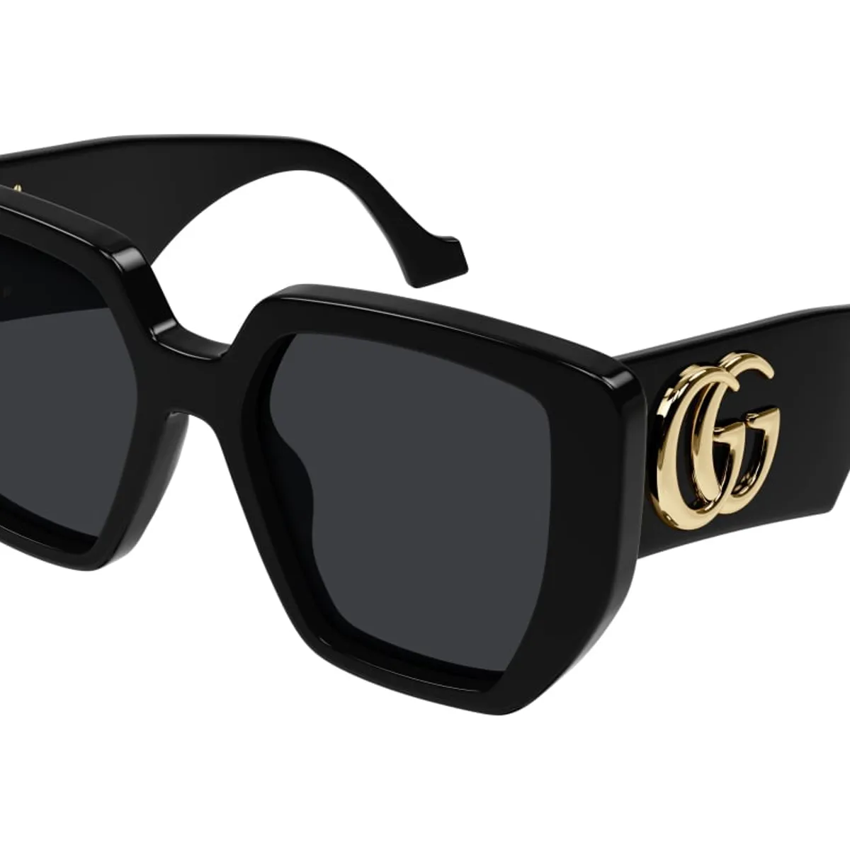 GUCCI - Lentes de Sol Shiny Black Gucci