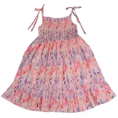 PILLIN - Vestido Niña Crudo