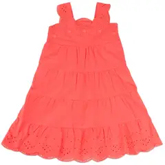 PILLIN - Vestido Niña Coral