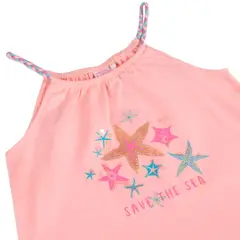 PILLIN - Polera Niña Naranja