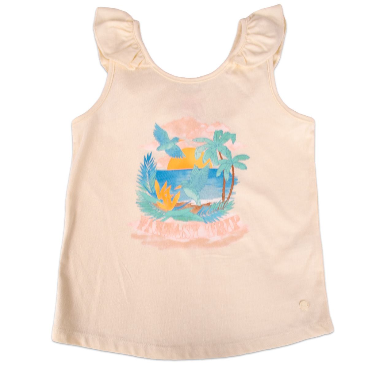PILLIN - Polera Niña Crudo Pillin PILLIN