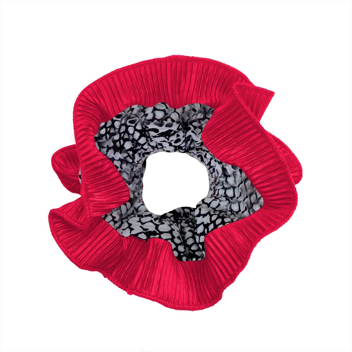 MARIA PASKARO - Scrunchie Collet Begonia M Piton Fucsia Plisado Maria Paskaro MARIA PASKARO