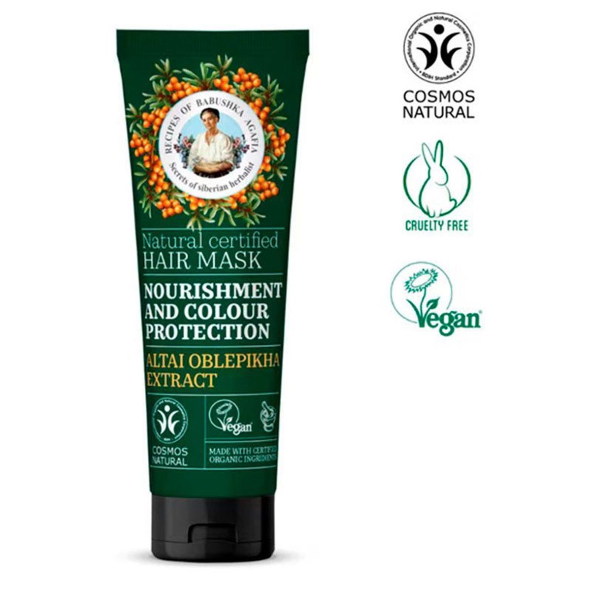 GENERICO - Máscara Capilar Nutrición y Protección del Color Babushka Agafia 200 ml