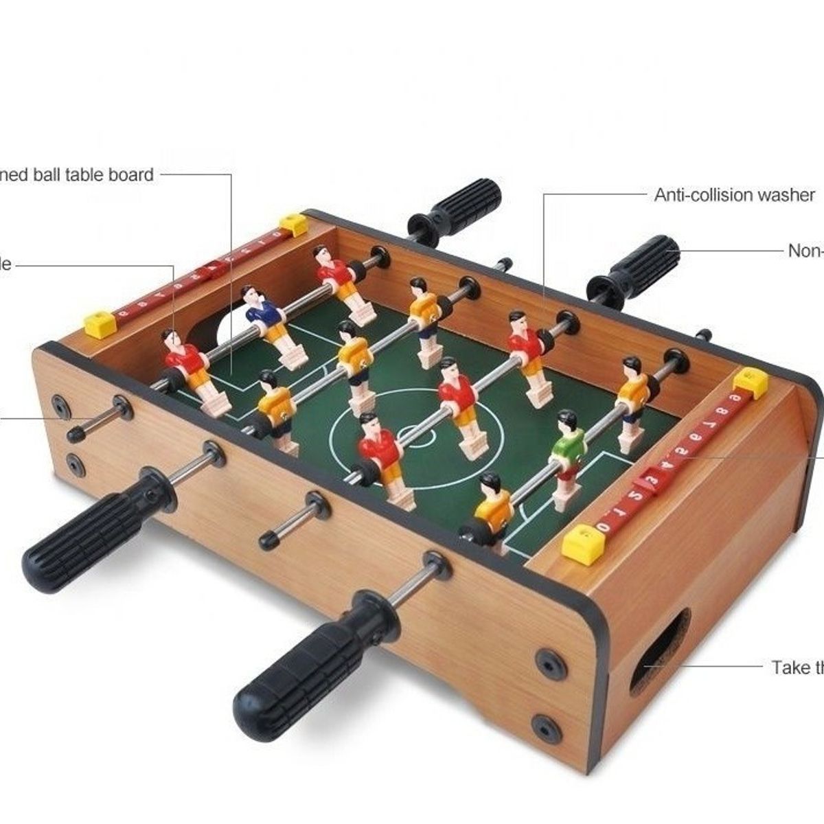 U BUY - Mesa De Futbol Mini Taca De Madera Para 6 Años En Adelante