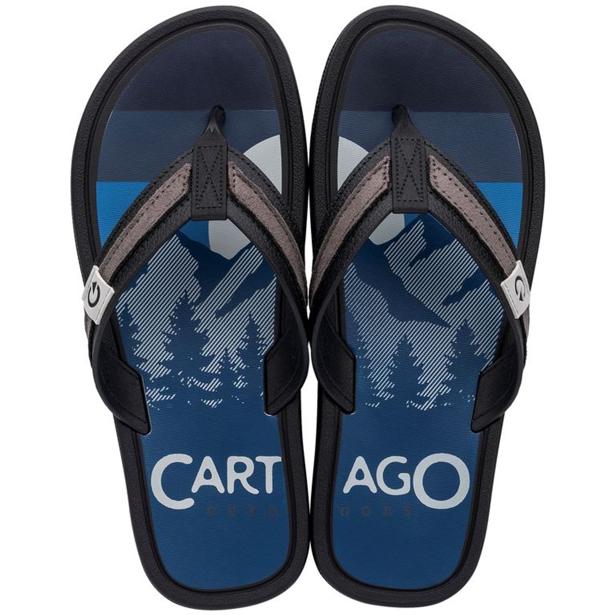 CARTAGO - Sandalia Hombre Azul Mallorca 013 Cartago