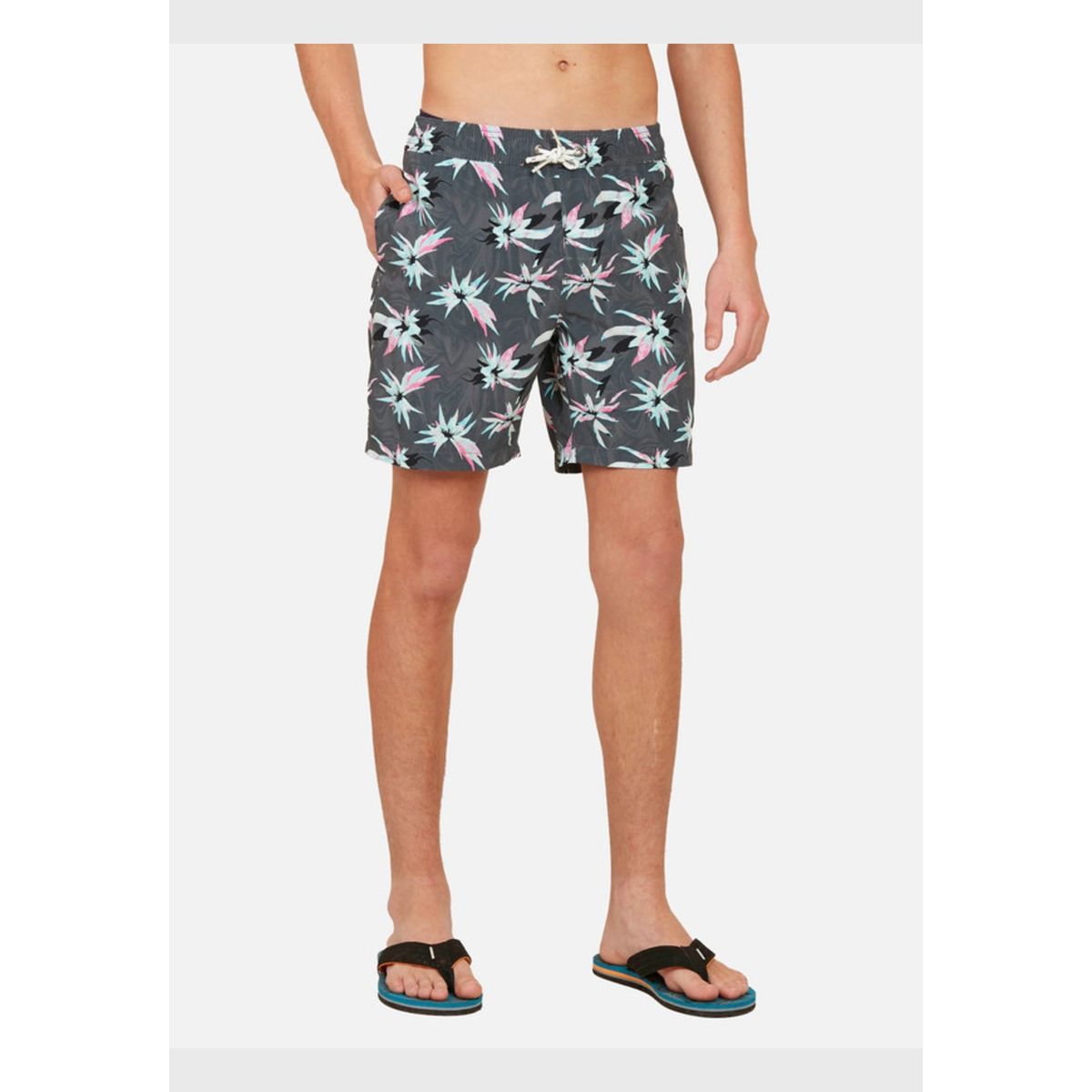 MAUI AND SONS - Traje de Baño Hawaiian Dark Elastic Waist Multicolor Juvenil Maui and sons