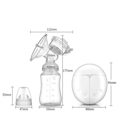 Imagen 2 del producto Set 2 Extractores De Leche Materna Eléctrico Doble Usb 150ml