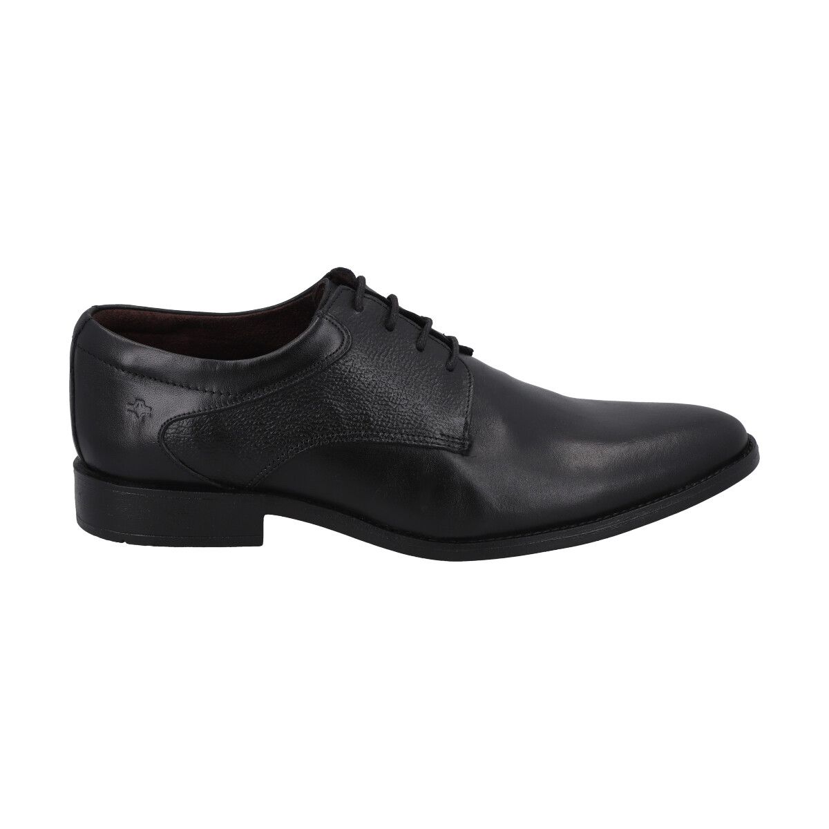PERLATTO - Zapato Formal Hombre Cuero Negro 561  Perlatto
