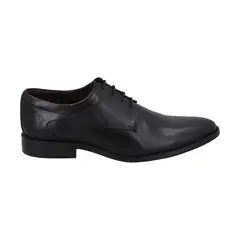 PERLATTO - Zapato Formal Hombre Cuero Negro 561