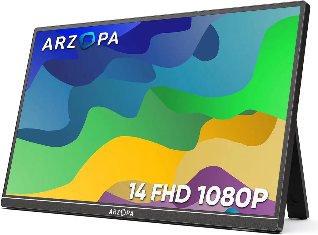 Monitor Portátil 14 Full Hd - Hdmi Con Parlante 1080p