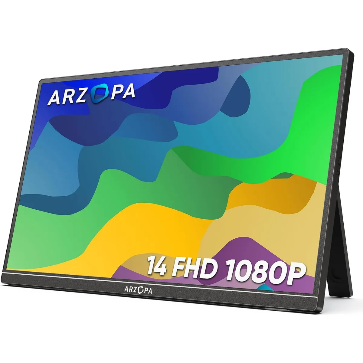 ARZOPA - Monitor Portátil 14 Full Hd - Hdmi Con Parlante 1080p
