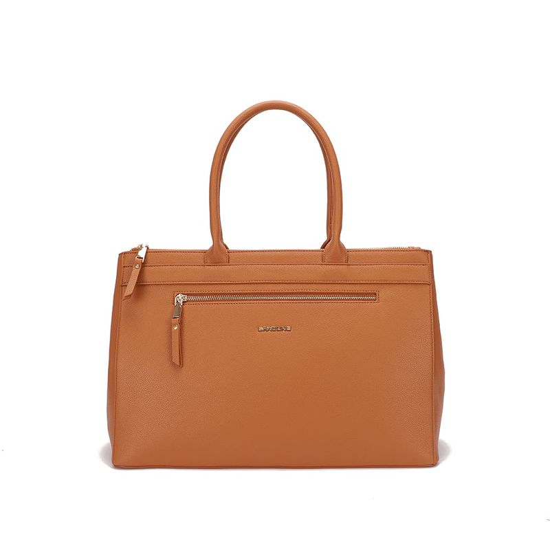 SAXOLINE - Cartera de hombro Saxoline New Office Camel L