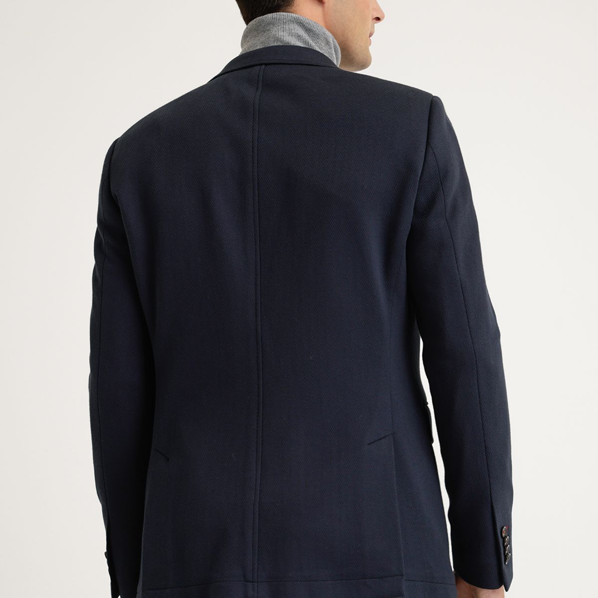 PERRY ELLIS - Chaqueta Casual Knit Navy