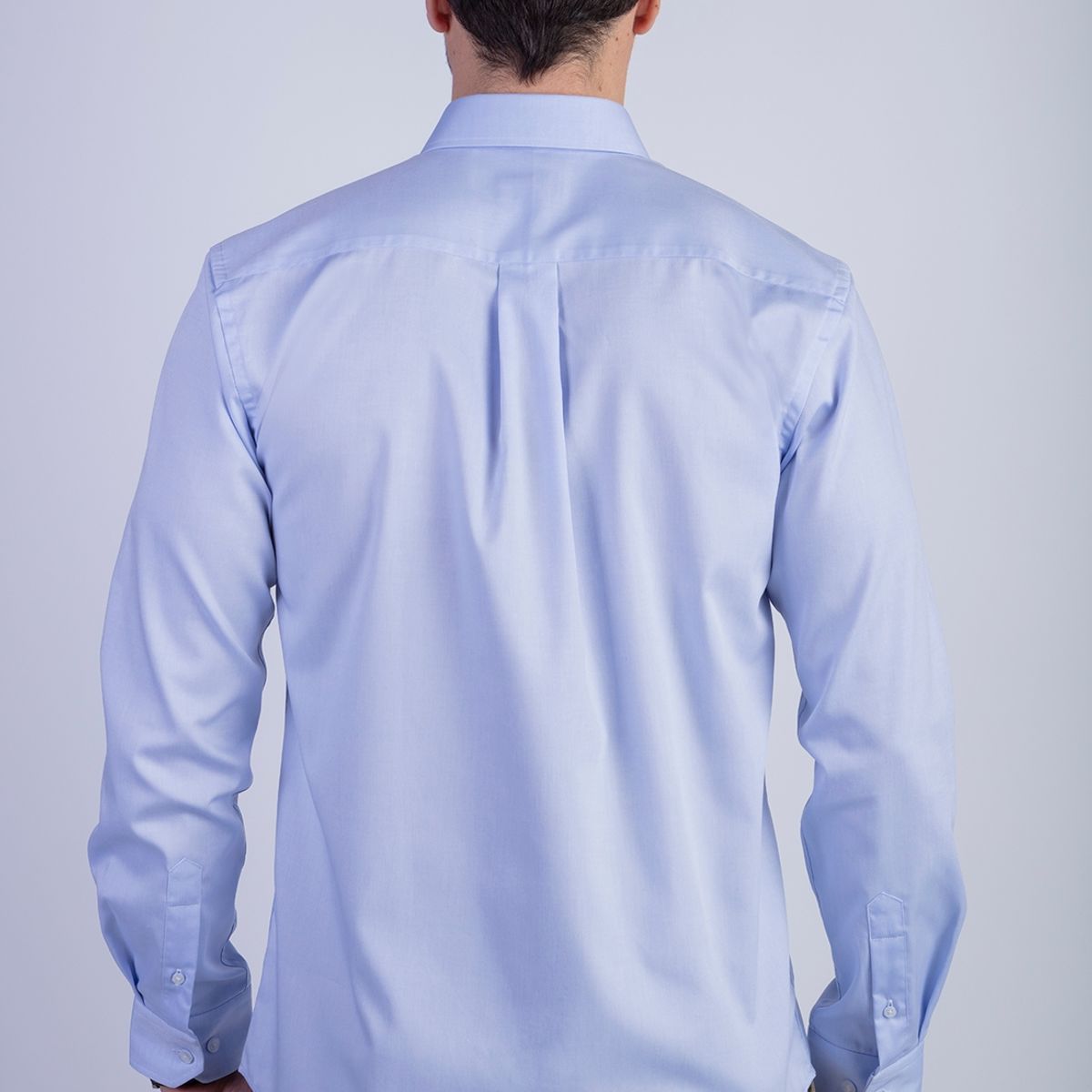 FEROUCH - Camisa Smart Casual Oxford Azul Ferouch