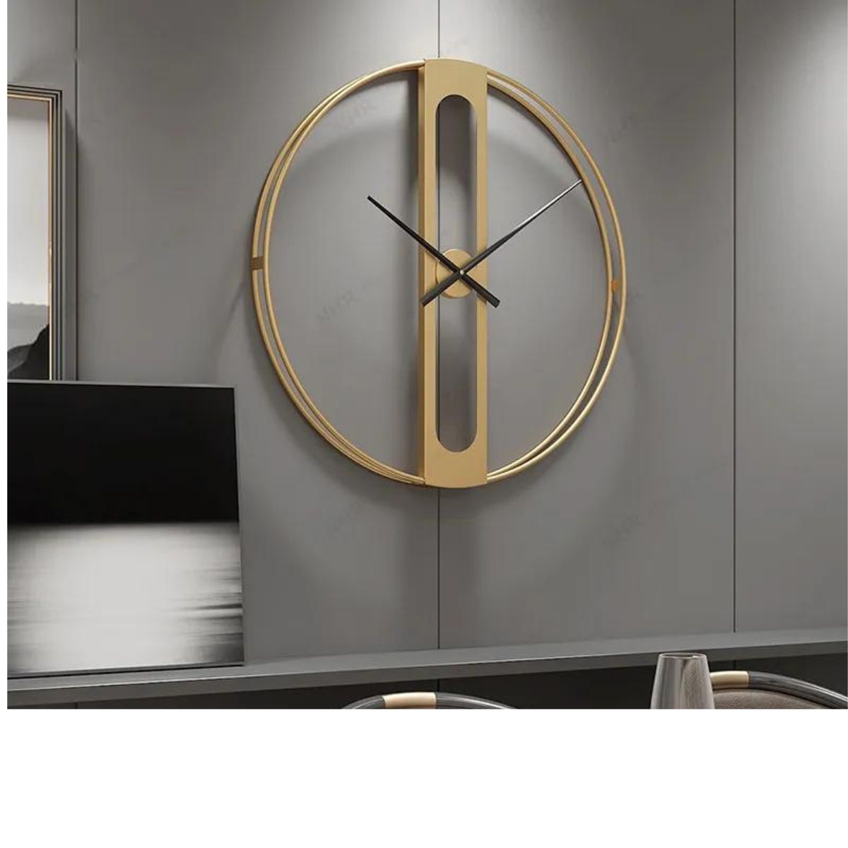 BOHEMIK - Reloj Mural Diseño Moderno Dorado