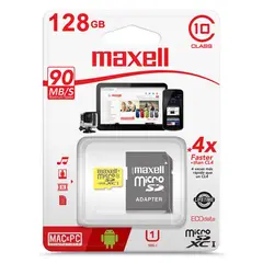 MAXELL - MEMORIA MICRO SD 128GB CLASE 10
