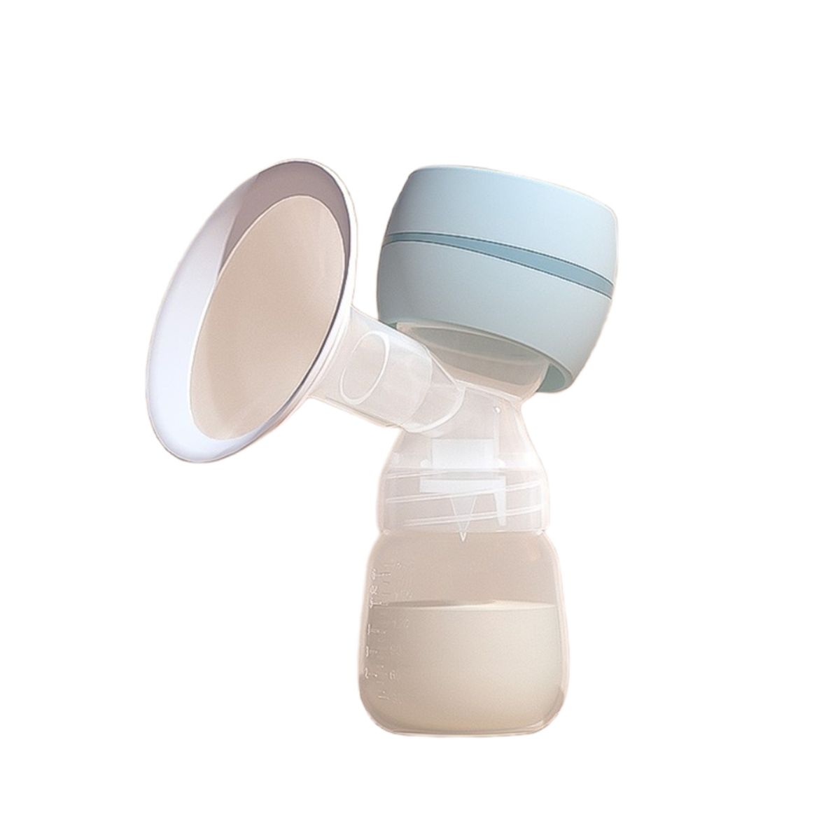 BABYLUNA - Extractor Leche Materna Eléctrico Portátil Usb 180ml Celeste