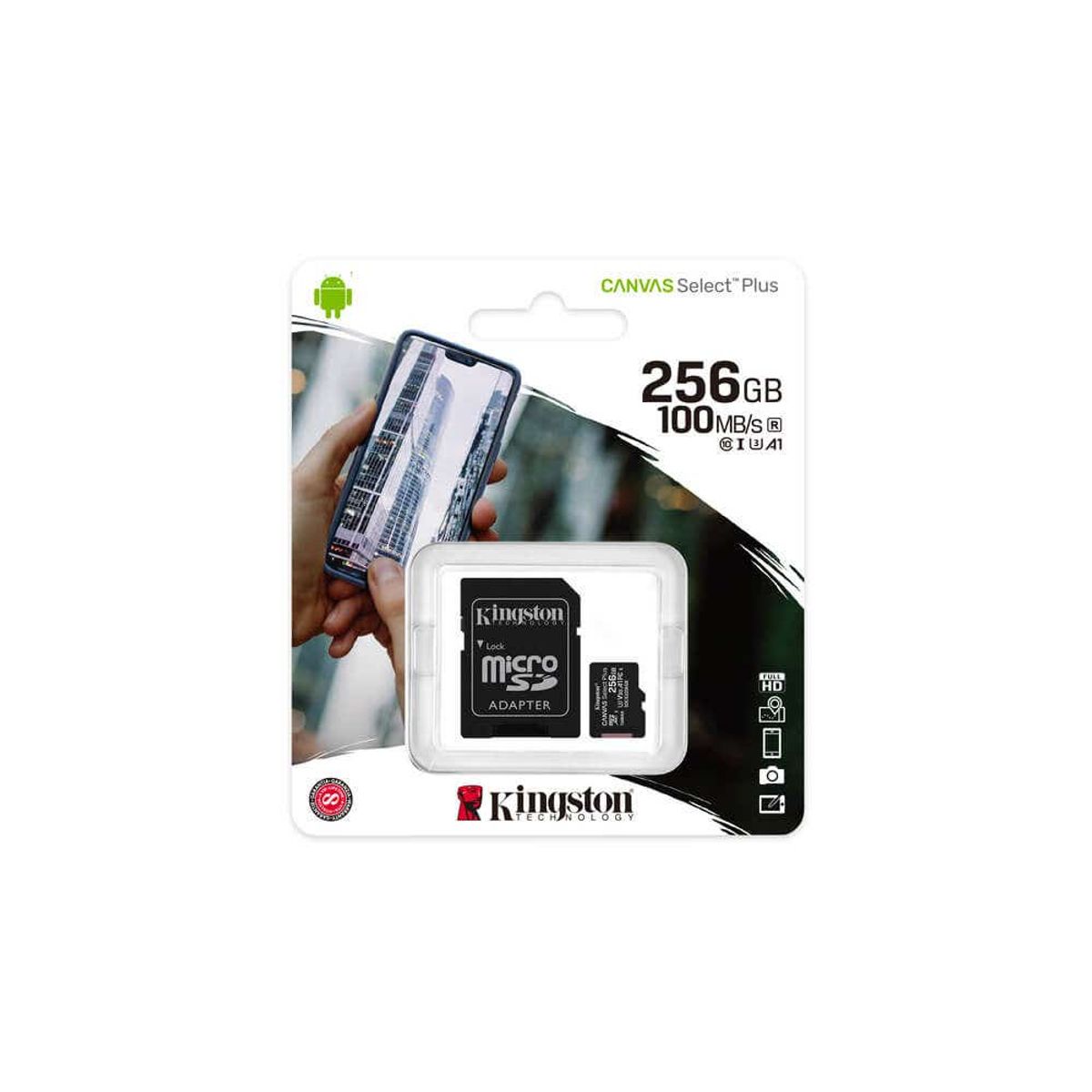 KINGSTON - TARJETA DE MEMORIA MICRO-SD 256GB KINGSTON CANVAS