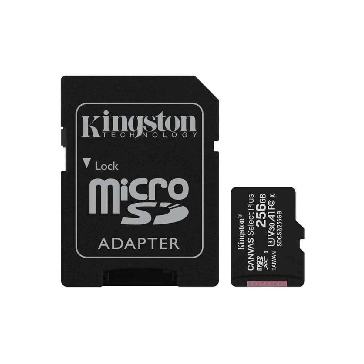 KINGSTON - TARJETA DE MEMORIA MICRO-SD 256GB KINGSTON CANVAS