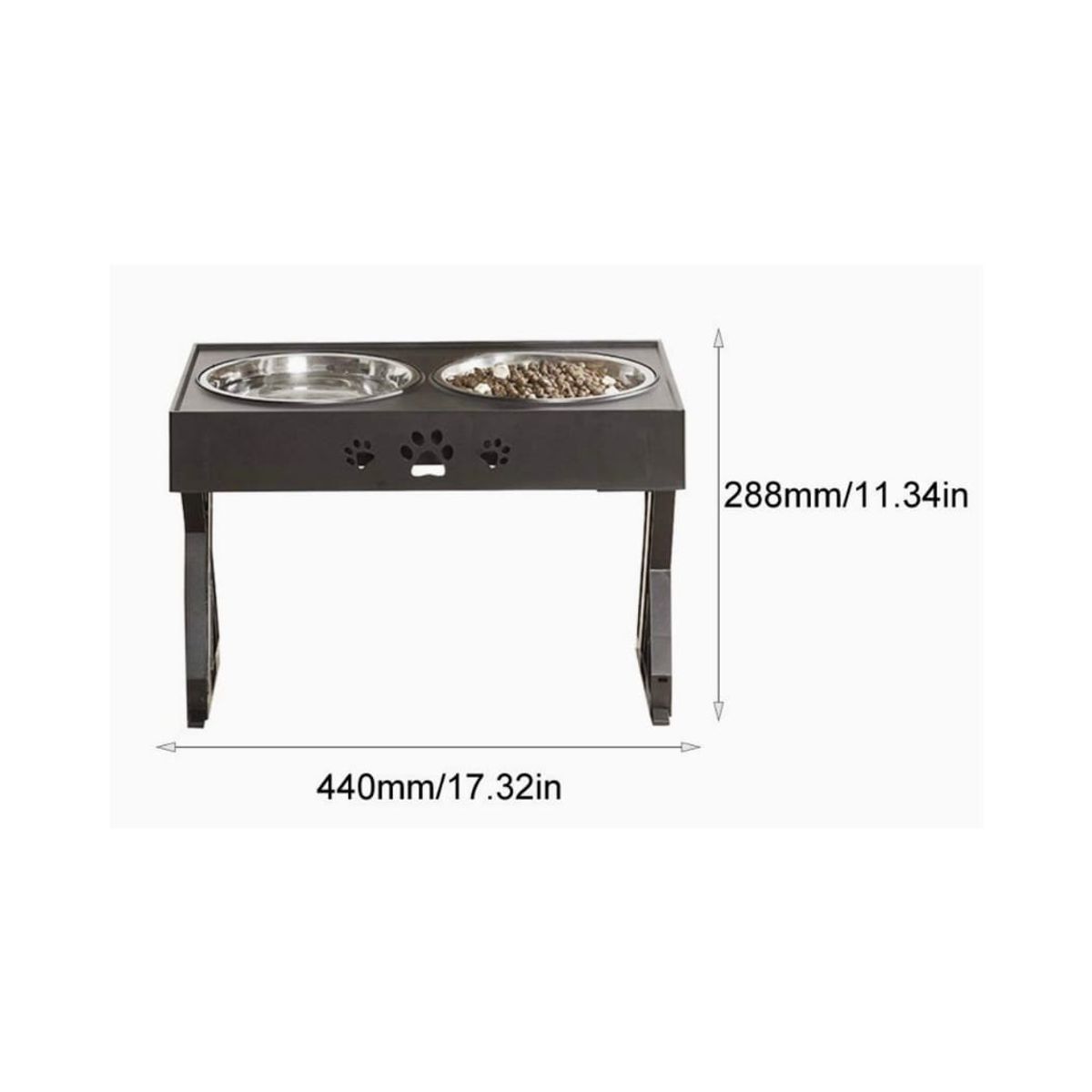 GENERICO - Plato Doble Para Mascotas ComederoBebedero Plegable