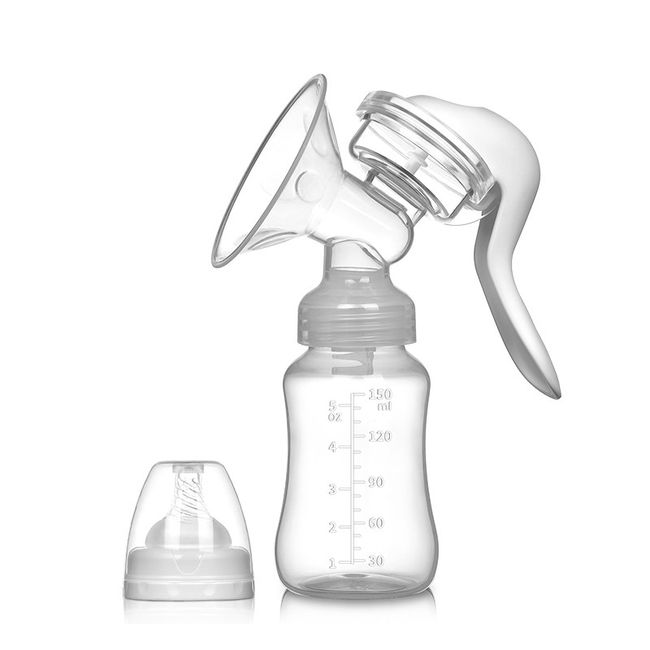 BABYLUNA - Extractor De Leche Materna Manual Con Mamadera 150ml
