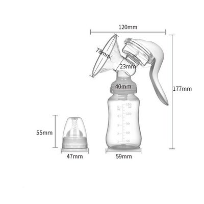 Imagen 2 del producto Extractor De Leche Materna Manual Con Mamadera 150ml